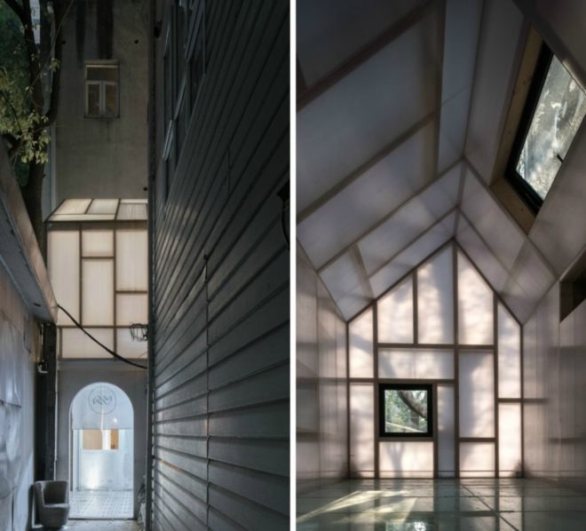 Wutopia Lab, One person's Gallery, gallery design, small gallery spaces, tiny living, shanghai galleries, gallery design shanghai, repurposed materials, adaptive reuse, urban design,