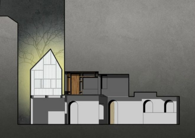 Wutopia Lab, One person's Gallery, gallery design, small gallery spaces, tiny living, shanghai galleries, gallery design shanghai, repurposed materials, adaptive reuse, urban design,