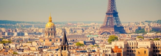 Paris skyline, Paris landscape, Paris photograph, Paris cityscape
