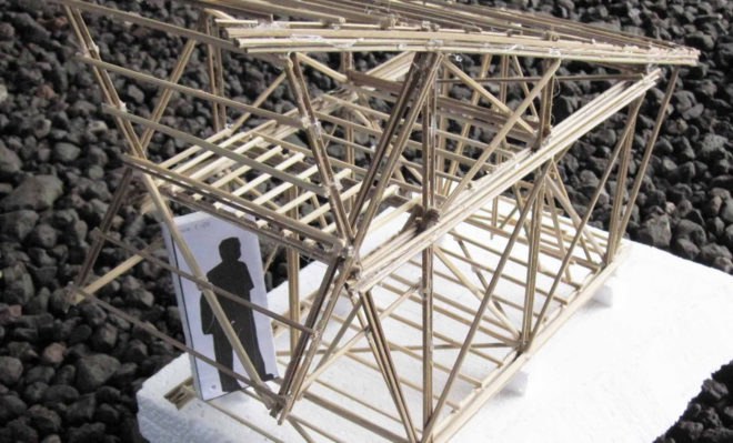 IBUKU, bamboo housing, bamboo, Bali, temporary housing, affordable housing, mezzanine, recyclable materials, plastic waste, recyclable materials