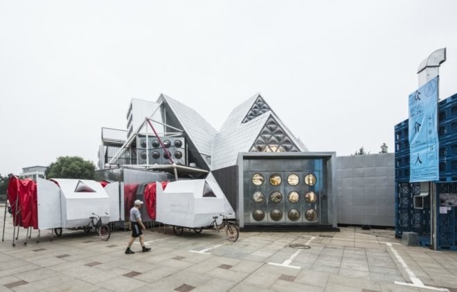 People's Architecture Office, The People's Station, cultural centers, Chinese architecture, detachable architecture, flexible architecture, flexible design, detachable buildings, prefabricated buildings, green design, mobile architecture, architecture by bicycle, traveling buildings, cultural satellites, museum design, cultural center designs, cultural centers china