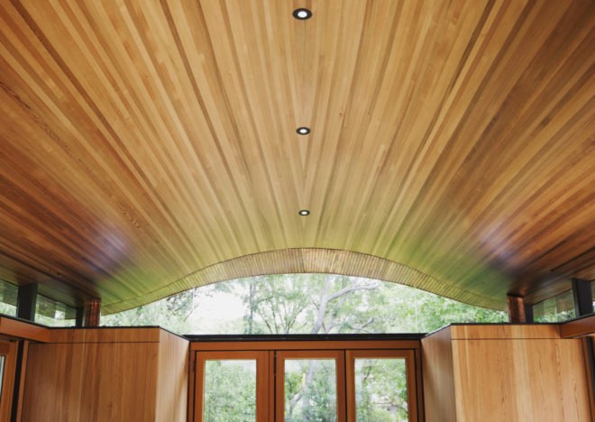 wildflower roof in Texas, City of West Lake Hills green roof, City of West Lake Hills pool house, modernist pool house, pool house architecture, green roofed pool house, wildflower green roof design, Texan pool house architecture, Texan green roof design