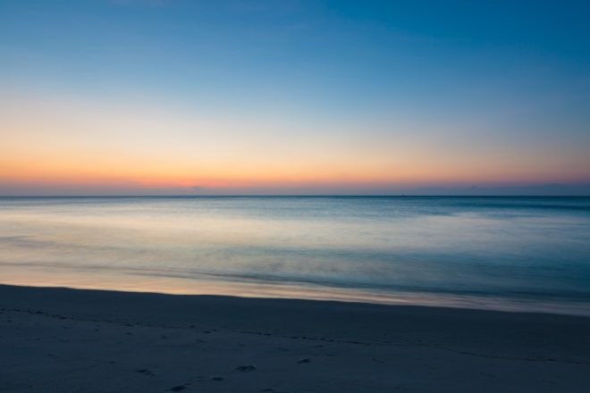 ocean sunset, sea sunset, twilight ocean, twilight sunset, twilight beach, beach sunset