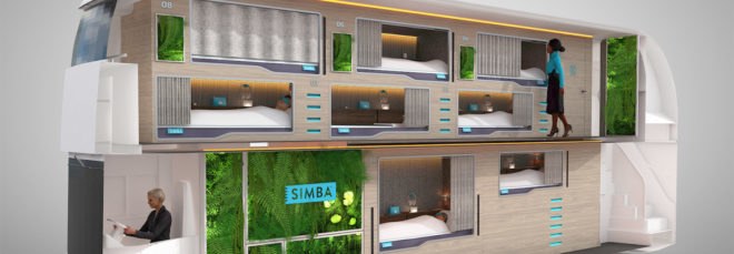 Simba, Snoozeliner, Simba Snoozeliner, Andersson-Wood Architects, night bus, sleeping pods, bus, public transportation