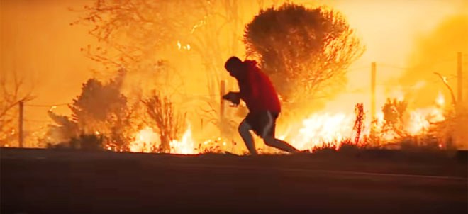 Thomas Fire, Southern California, fire, wildfire, flames, blaze, rabbit