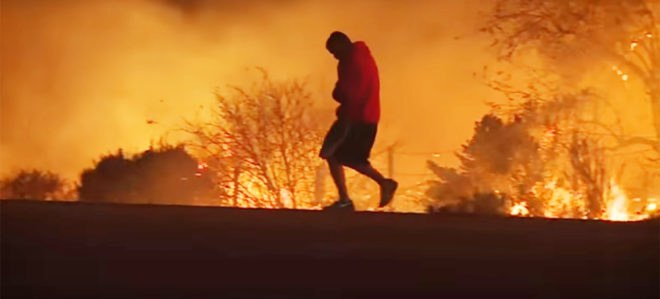 Thomas Fire, Southern California, fire, wildfire, flames, blaze, rabbit