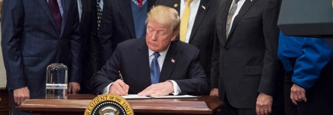 President Donald Trump, President Trump, Donald Trump, Trump, Space Policy Directive 1, directive, signing