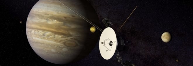 Voyager 1, Jupiter, NASA, solar system, outer space,