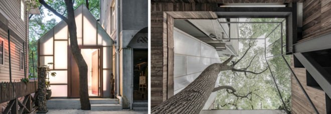 Wutopia Lab, One person's Gallery, gallery design, small gallery spaces, tiny living, shanghai galleries, gallery design shanghai, repurposed materials, adaptive reuse, urban design,
