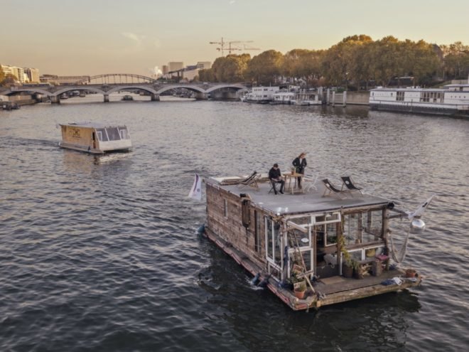2BOATS, Claudius Schulze, Maciej Markowicz, 2BOATS, camera obscura boat, photography boats, floating barges, home made boats, floating photography studio, floating homes, floating studios, art, photography, Übermut Project, floating artwork, floating workshops, photography workshops, floating photography lab,