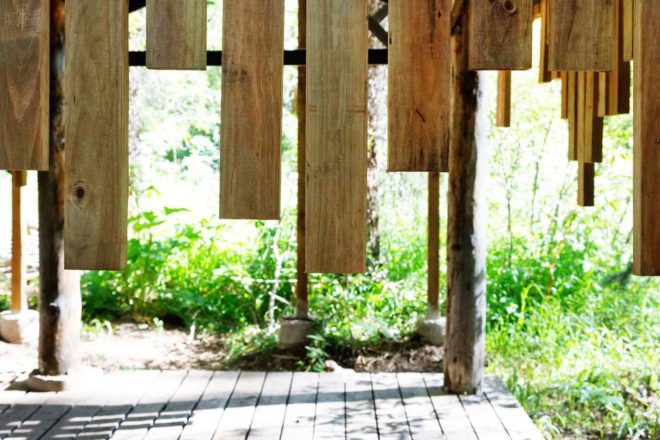 pro bono treehouse, ACES treehouse, ACES treehouse by Charles Cunniffe Architects, ACES treehouse by CCA, Aspen Center for Environmental studies treehouse, Hallam Lake treehouse, Aspen treehouse, CNC milled timber treehouse, plywood wildlife observation platform