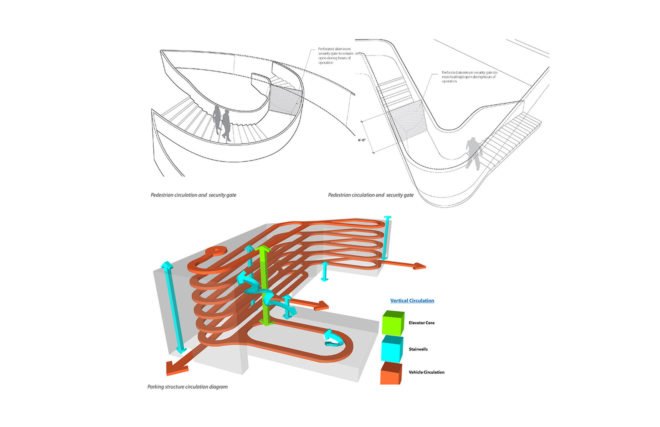 Angle Lake Transit Station and Plaza, Seattle-Tacoma International Airport, Brooks + Scarpa, William Forsythe, airport, undulating façade, aluminium facade, aluminium, transparent façade, green architecture