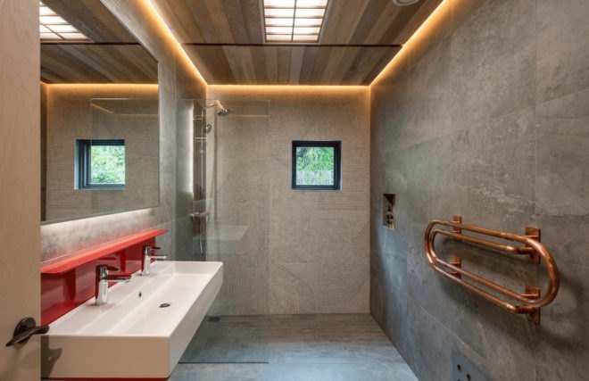Barn Gallery by INCLINEDESIGN, Barn Gallery Lopez Island, Barn Gallery guesthouse, Lopez Island art gallery, Lopez Island guesthouse, Lopez Island holiday home, INCLINEDESIGN green architecture, eco-friendly summer cabin, reclaimed timber cabin, rainwater harvesting Lopez Island