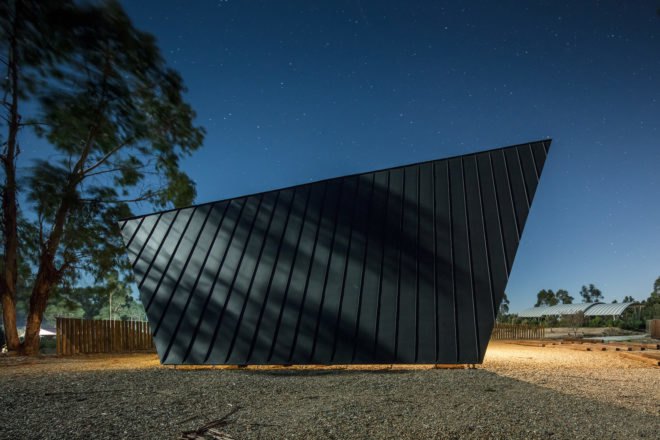 Chapel, tents, Portugal, Plano Humano Arquitectos, wooden beams, National Scout´s Activities Camp (CNAE), tiny building, green architecture, natural building materials, gable roof, panoramic views