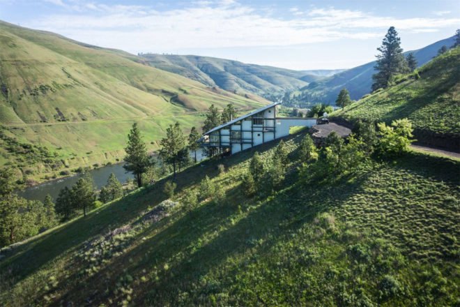 Clearwater Canyon House, Sotheby's International Reality, timber, Idaho, luxury residence, wildlife, timber observation deck, guest house, panoramic views, outdoor lifestyle