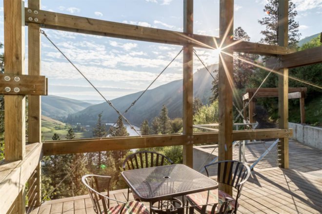 Clearwater Canyon House, Sotheby's International Reality, timber, Idaho, luxury residence, wildlife, timber observation deck, guest house, panoramic views, outdoor lifestyle