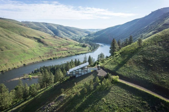 Clearwater Canyon House, Sotheby's International Reality, timber, Idaho, luxury residence, wildlife, timber observation deck, guest house, panoramic views, outdoor lifestyle