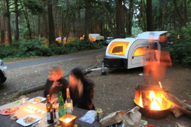Droplet, Droplet trailer, Droplet tow-able getaway, off grid trailer, tow trailer, off grid living, tiny spaces, tiny homes, tiny trailers, droplet camper. space-efficient trailer, on the road campers, towing campers, camping pods, cute camping pods, camping pods with kitchens, led lighting, camping solutions,