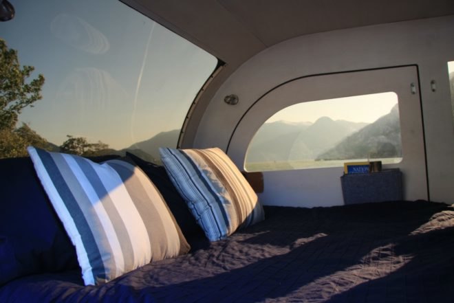 Droplet, Droplet trailer, Droplet tow-able getaway, off grid trailer, tow trailer, off grid living, tiny spaces, tiny homes, tiny trailers, droplet camper. space-efficient trailer, on the road campers, towing campers, camping pods, cute camping pods, camping pods with kitchens, led lighting, camping solutions,