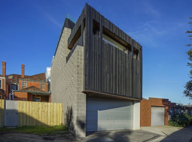 H.I.V.E. x Five, adaptive reuse, multi-family dwelling, Melbourne, rooftop deck, Megowan Architectural, natural light, skylights, internal courtyard, green architecture