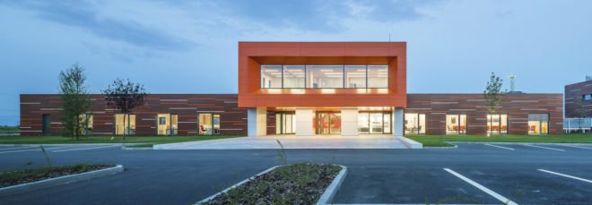 HSR timber office by Tecto, HSR Romania office, HSR Romania office in Reci, CLT office in Romania, CLT offices, prefabricated CLT building, prefab CLT office, CLT architecture in Europe, eco-friendly Romania architecture, eco-friendly Romania office