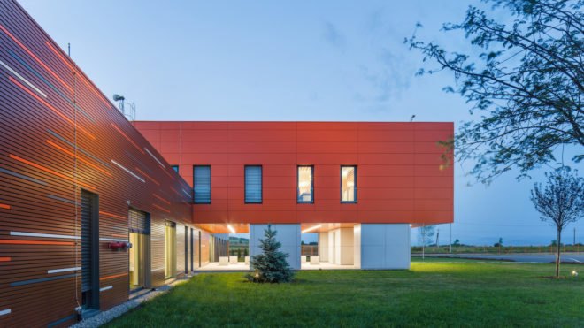 HSR timber office by Tecto, HSR Romania office, HSR Romania office in Reci, CLT office in Romania, CLT offices, prefabricated CLT building, prefab CLT office, CLT architecture in Europe, eco-friendly Romania architecture, eco-friendly Romania office