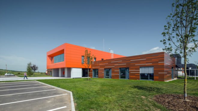 HSR timber office by Tecto, HSR Romania office, HSR Romania office in Reci, CLT office in Romania, CLT offices, prefabricated CLT building, prefab CLT office, CLT architecture in Europe, eco-friendly Romania architecture, eco-friendly Romania office