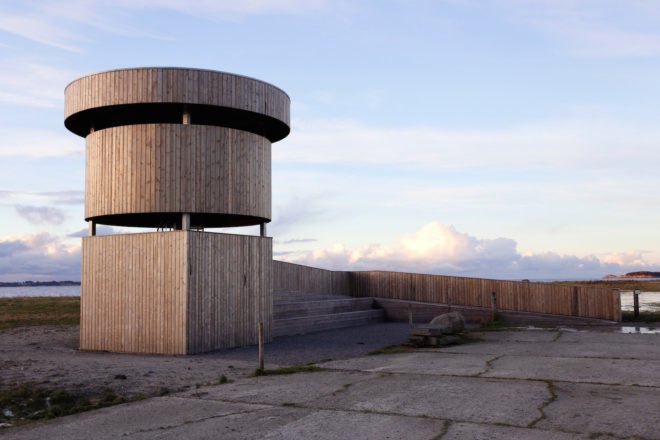 Herdla Birdwatching Tower by LJB Architecture and Landscape, Herdla Birdwatching Tower Norway, birdwatching tower architecture, Herdla birdwatching, Lars J Berge architect, birdwatching design, bird blind Norway,