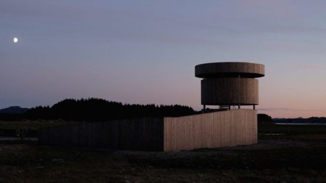 Herdla Birdwatching Tower by LJB Architecture and Landscape, Herdla Birdwatching Tower Norway, birdwatching tower architecture, Herdla birdwatching, Lars J Berge architect, birdwatching design, bird blind Norway,