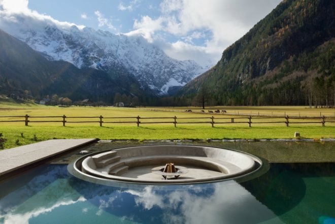 ENOTA Architect, Hotel Plesnik, Hotel Plesnik wellness center, hotel design, wellness center renovation, wellness center solvenia, solvenia hotels, water designs, natural pools, natural filtration for pools, aquatic plant filtration, hotel renovation,