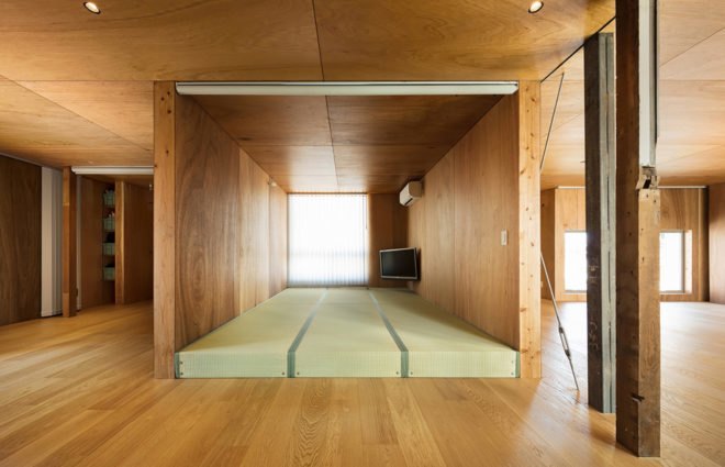 House in Nobeoka, green renovation, factory, Japan, residential design, Schemata Architects, BRUTUS magazine, building envelope, industrial building, industrial architecture, green interior