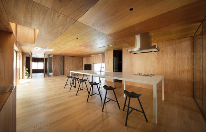 House in Nobeoka, green renovation, factory, Japan, residential design, Schemata Architects, BRUTUS magazine, building envelope, industrial building, industrial architecture, green interior