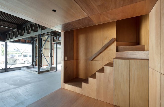 House in Nobeoka, green renovation, factory, Japan, residential design, Schemata Architects, BRUTUS magazine, building envelope, industrial building, industrial architecture, green interior