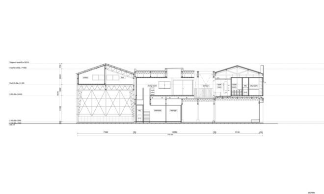 House in Nobeoka, green renovation, factory, Japan, residential design, Schemata Architects, BRUTUS magazine, building envelope, industrial building, industrial architecture, green interior