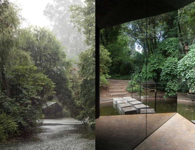 Liquid Pavilion by depA, O Peixe by Jonathas de Andre, Álvaro Siza Vieira, Serralves Museum, Portugal art pavilion, 32nd Bienal de São Paulo, Liquid Pavilion Live Uncertainty, depA for Serralves Museum, Liquid Pavilion Serralves Museum,