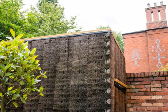 Mission Control by 2hD Architecture Workshop, 2hD Architecture Workshop, micro-office UK, Mission Control Nottingham, hairy architecture, broom hair architecture, design/build micro office, tiny office design, backyard office design