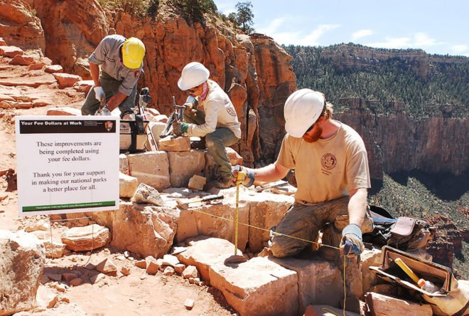 National Park Service, NPS, Grand Canyon National Park, trail, trail rehabilitation, national park, national parks