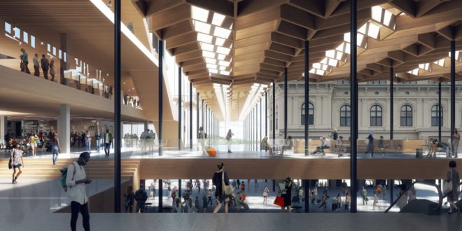 Nordic Light Fjordporten Oslo S, Nordic Light by Reiulf Ramstad Arkitekter AS, Nordic Light by C.F Møller Arkitekter, Fjordporten Oslo S by Reiulf Ramstad Arkitekter AS, Oslo modular architecture, modular timber architecture, BREEAM Excellent Oslo,