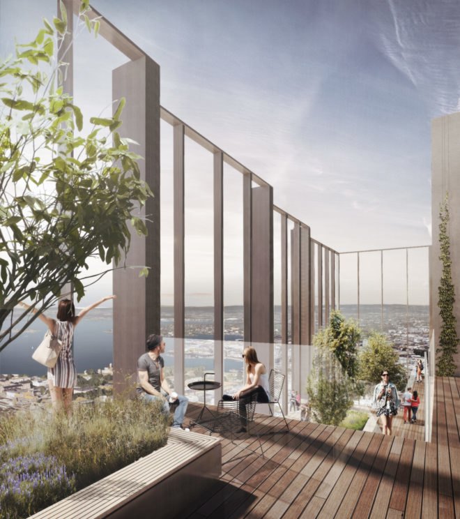 Nordic Light Fjordporten Oslo S, Nordic Light by Reiulf Ramstad Arkitekter AS, Nordic Light by C.F Møller Arkitekter, Fjordporten Oslo S by Reiulf Ramstad Arkitekter AS, Oslo modular architecture, modular timber architecture, BREEAM Excellent Oslo,