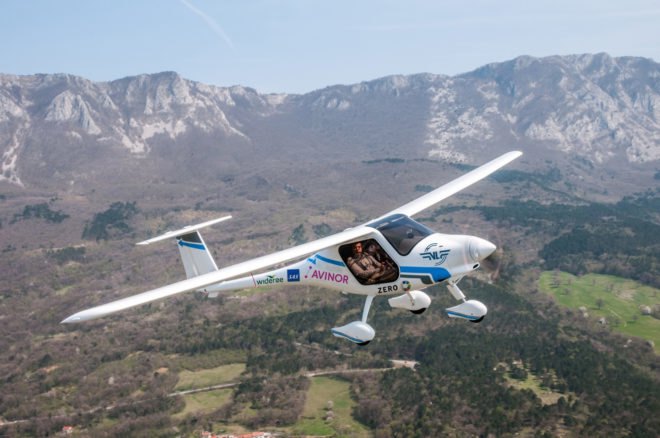 Avinor, Pipistrel, Alpha Electro G2, electric plane, electric airplane, electric aircraft