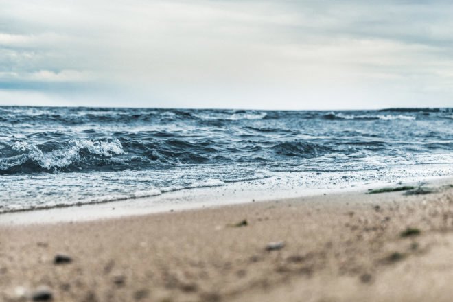 Ocean, wave, waves, beach, sand, water, Russia