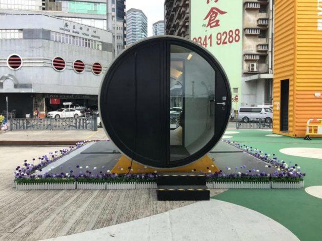 James Law, OPod, concrete tube housing unit, opod tube housing, tube housing hong kong, chinese architecture, micro living affordable home, affordable housing, micro housing, concrete tubes, concrete tube homes, pod homes, micro housing design, green design, green architecture, concrete architecture