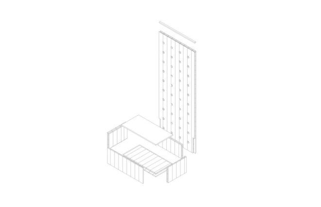 PAUSE Pavilion by Alsu Sadrieva, PAUSE Pavilion by DBR, PAUSE pavilion, temporary pavilion TED Conference, PAUSE 2017 competition winner, CLT pavilion, CLT experimental architecture, prefab CLT architecture