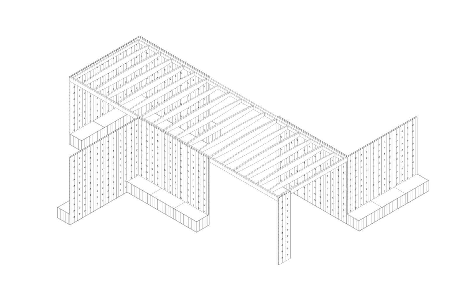 PAUSE Pavilion by Alsu Sadrieva, PAUSE Pavilion by DBR, PAUSE pavilion, temporary pavilion TED Conference, PAUSE 2017 competition winner, CLT pavilion, CLT experimental architecture, prefab CLT architecture