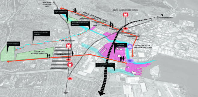 Resilient by Design HASSELL team, Resilient by Design MVRDV, Resilient by Design San Francisco, San Francisco resilient design by HASSELL, San Francisco climate change design, climate change Resilient by Design, Resilient by Design Bay Area