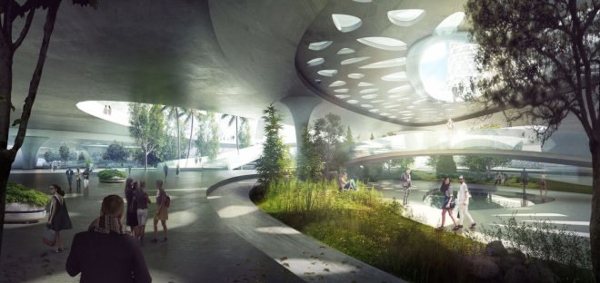 Symbiotic Towers, Symbiotic Towers by AmorphouStudio, AmorphouStudio, architecture, tower, towers, oasis, oasis level