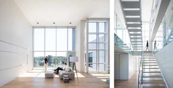 Fibre C cladding, Syncline House by Omar Gandhi Architect, Syncline House in Halifax, Halifax contemporary architecture, modern ecofriendly housing in Canada, modern eco-friendly house in Nova Scotia, luxury solar home Nova Scotia,