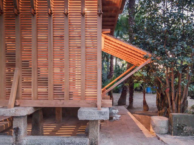 Tiago do Vale Arquitectos, Dovecote-Granary, green renovation, Portugal, rural architecture, wooden structure, treehouse