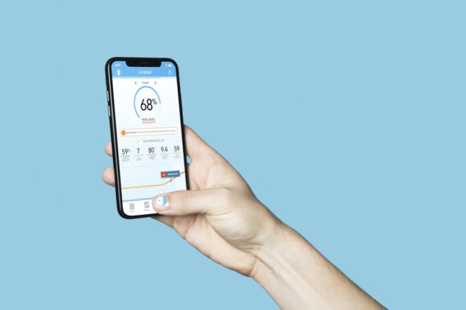 UV Sense by L’Oréal, UV Sense La Roche-Posay, UV Sense by Yves Behar, UV Sense by fuseproject, CES 2018 UV Sense, CES UV wearable, UV exposure wearable, skin brand wearable
