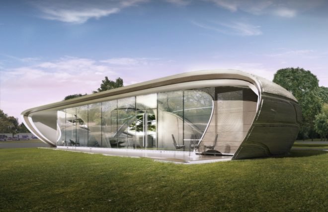 WATG Urban, 3D-printed home, 3d printed architecture, 3d freeform designs, 3d printed houses, 3d printed buildings, 3d printing, curve appeal, freeform home design challenge, 3d printing, futuristic architecture, net zero homes, worlds first freefrom 3d home, 3d printing technology, green design, sustainable design,